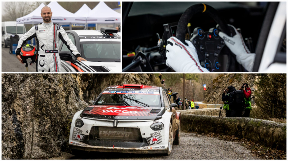 Crugnola guida il mito Lancia al debutto nazionale della Rally2